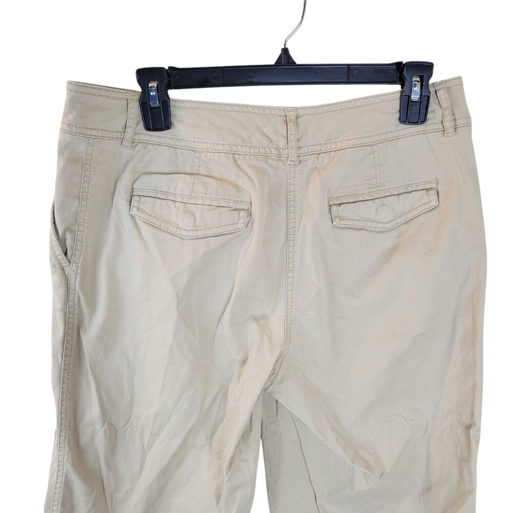 New York & Company Womens Size 8 Tan Solid Capri Pants - Picture 10 of 11